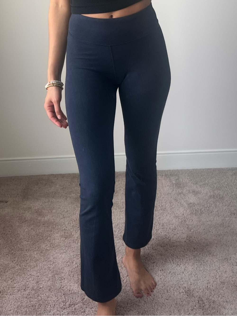 2 Pair Pact Women’s XXS Organic Cotton Bootcut Leggings